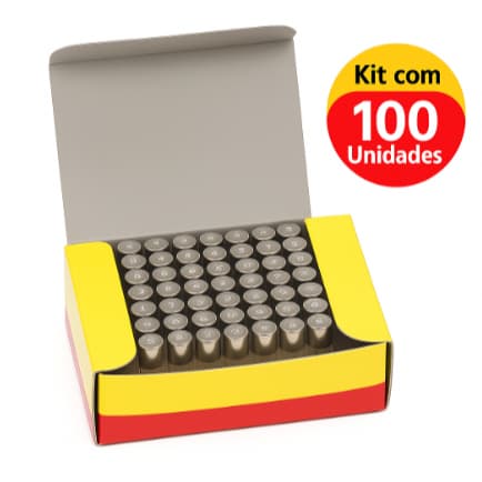 Kit 100 Fusível de Vidro 5x20mm - 0,5A a 30A