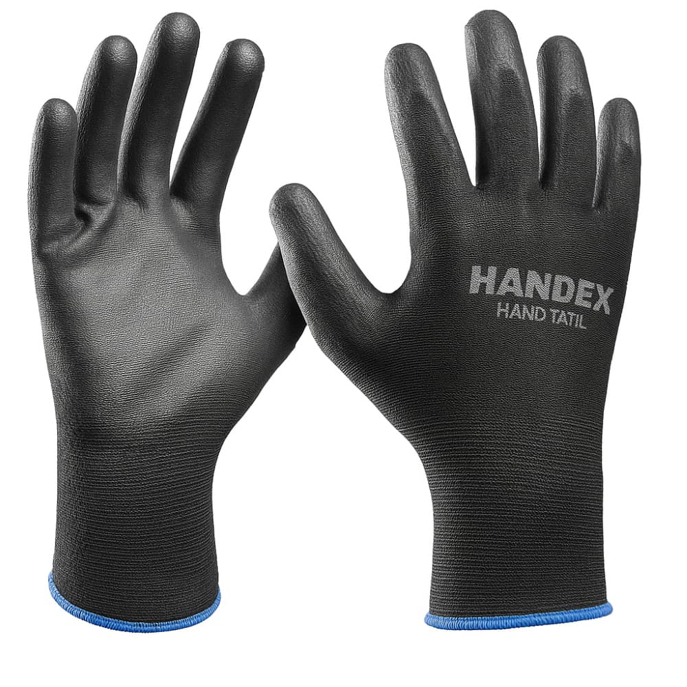 Kit 6 Luva Tatil Multitato Luva PU HANDEX Pedreiro Marceneiro Mecanico CA 4