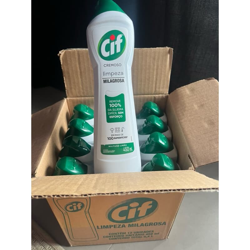 Cif Limpeza profunda 450 ml caixa fechada com 12 Unidades
