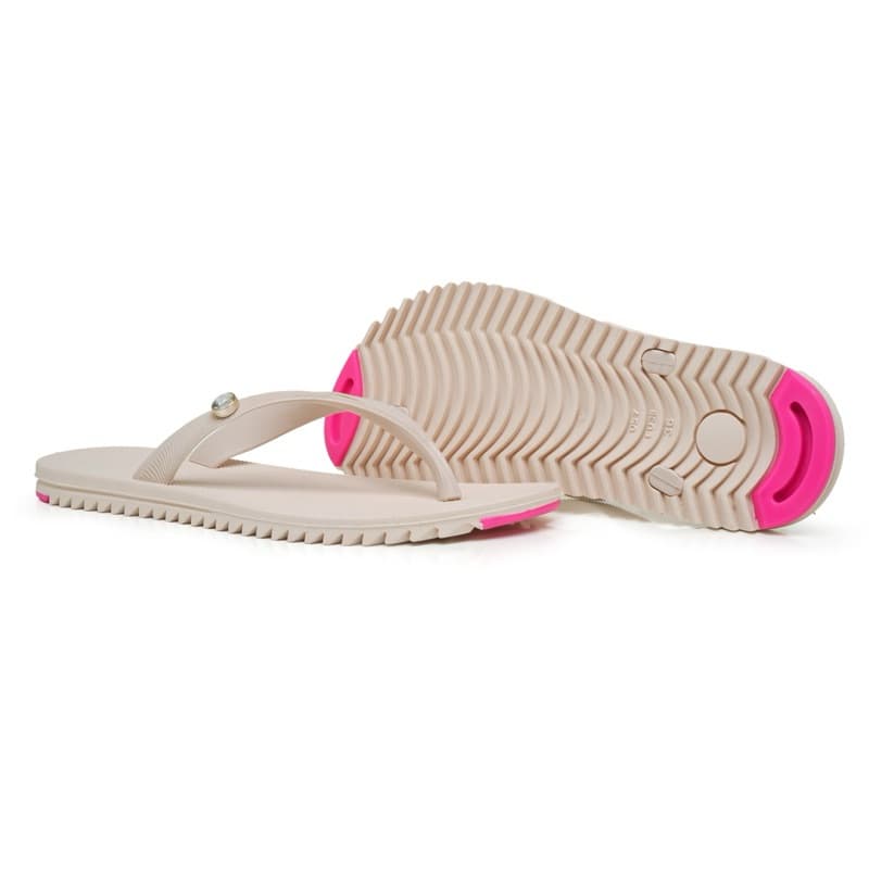 Chinelo Feminino Tratorado Solado Grosso Strass Conforto Premium Lançamento Verão