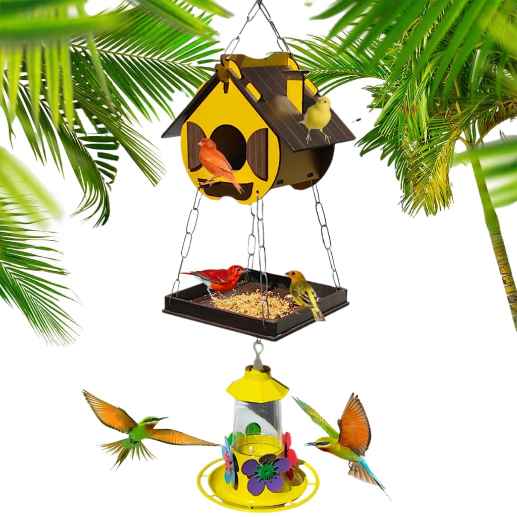 Comedouro Tratador Bebedouro Beija Flor Casa De Passarinho