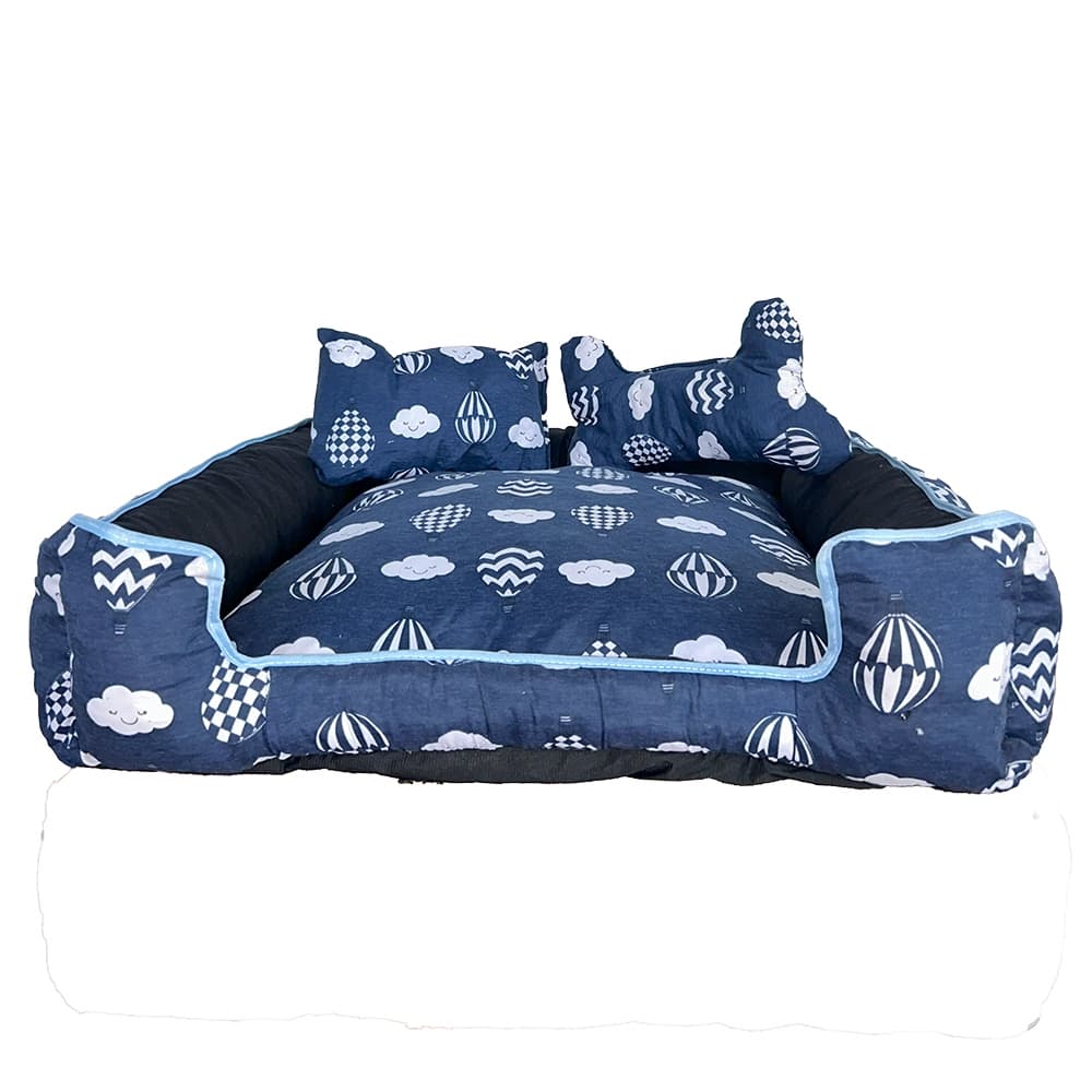 Cama Pet Onix Comfort – Do P ao GG com Almofadinha, Ossinho e Zíper Removível