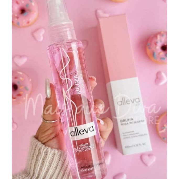 BRUMA FIXADORA/ROSA MOSQUESTA/ ALLEVA SKIN HIDRATA FIXA A MAQUIAGEM /EXTRATO DE ROSA MOSQUESTA/ AUXILIA NO CLAREAMENTO