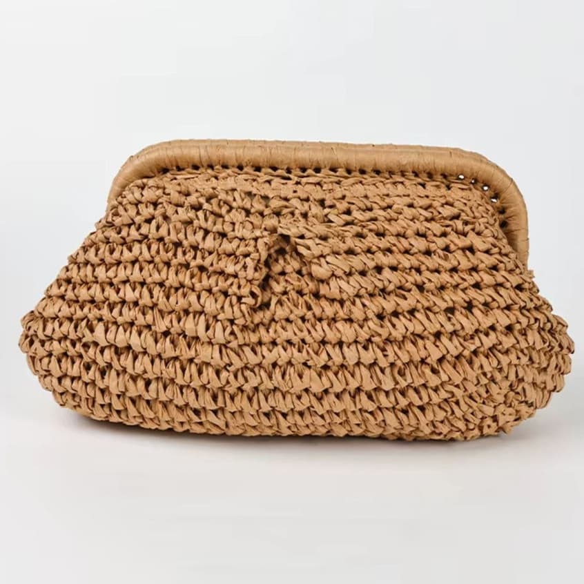 Bolsa Palha Transversal  Social Moderna Passeio Casamento
