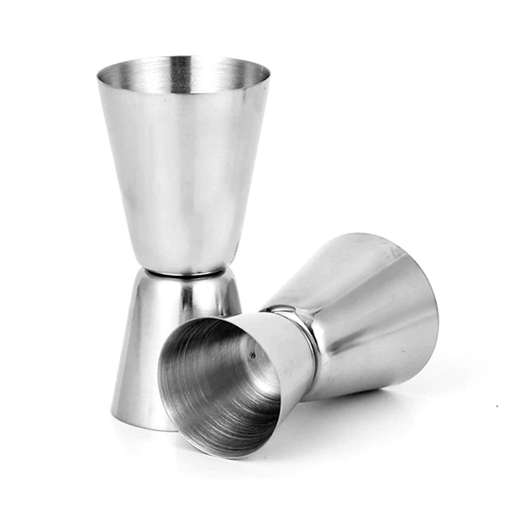 Dosador Duplo 50ml/30ml Aço Inox Para Drinks Bar Barmen Bebidas Caipirinha Festa
