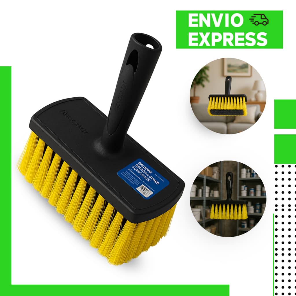 Broxa Tigre Retangular Profissional Cerdas Nylon Para Pintura 1199 01/02