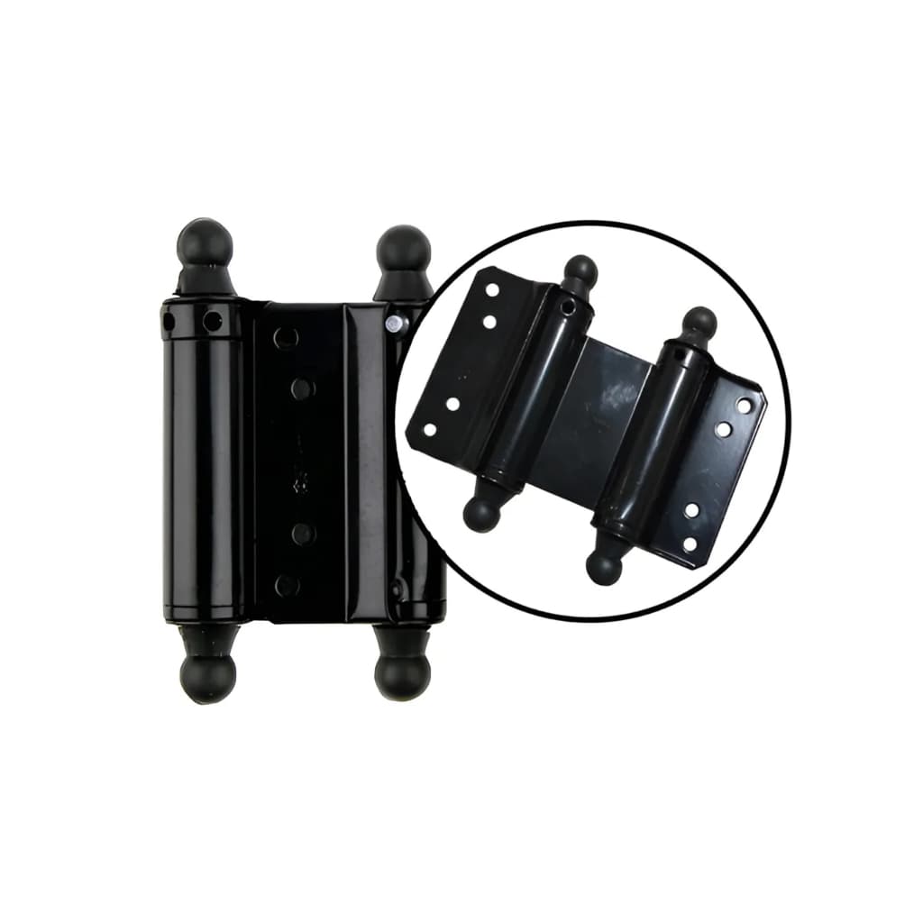 Dobradiça Starfer Vai E Vem 4'' 100 Mm De Pino Cor Preto