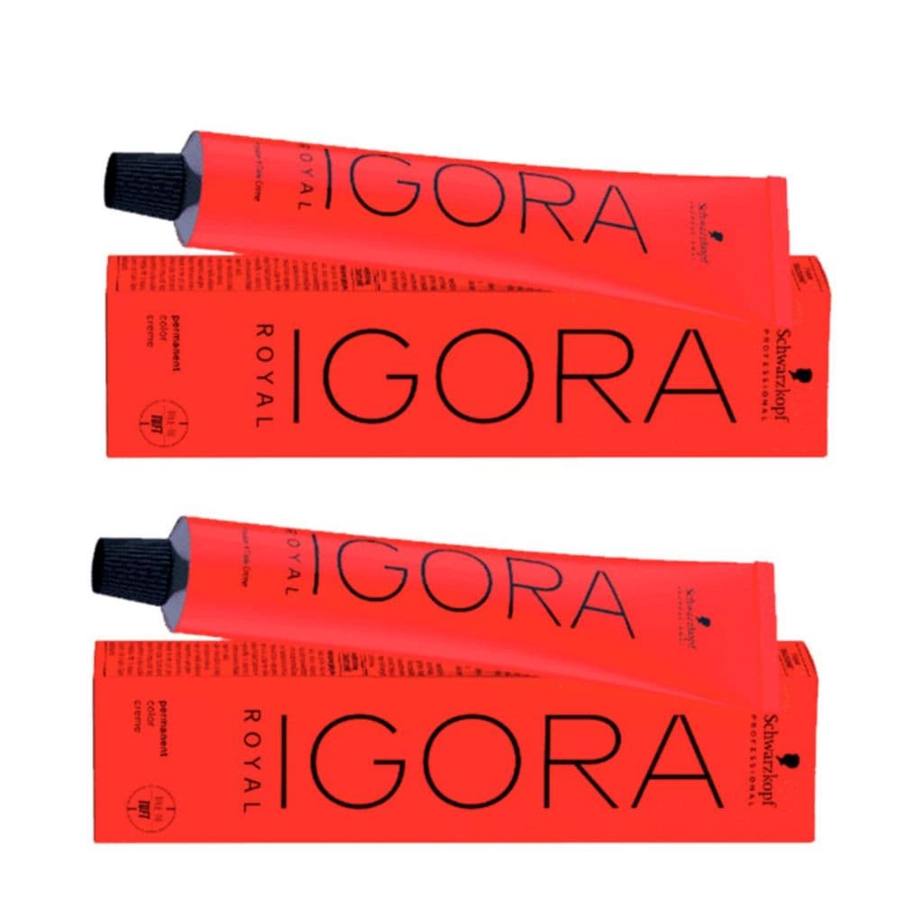 Kit 2 unid Igora Royal Hd Coloração Tinta Schwarzkopf 60g