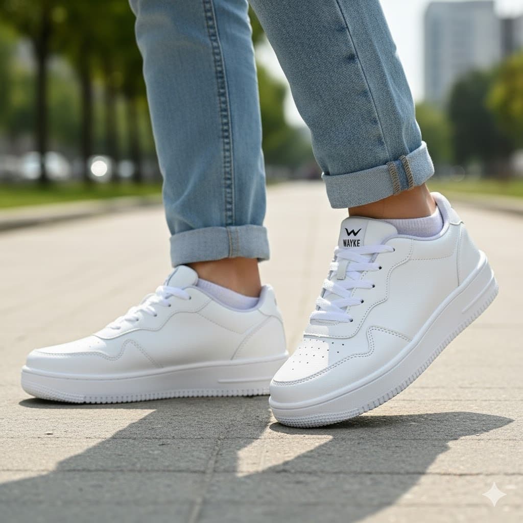 Tênis Casual Branco Masculino Feminino Academ Skate Sneakers Envio Imediato