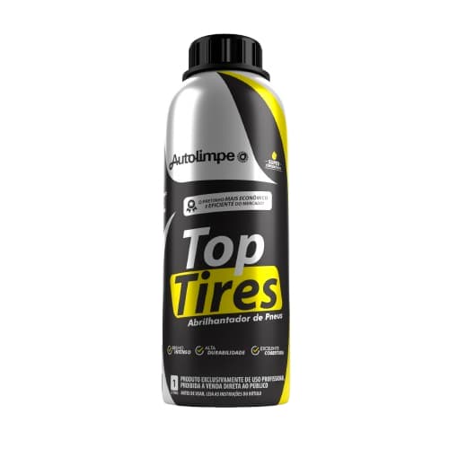 TOP TIRES - Abrilhantador de Pneus 1L Autolimpe