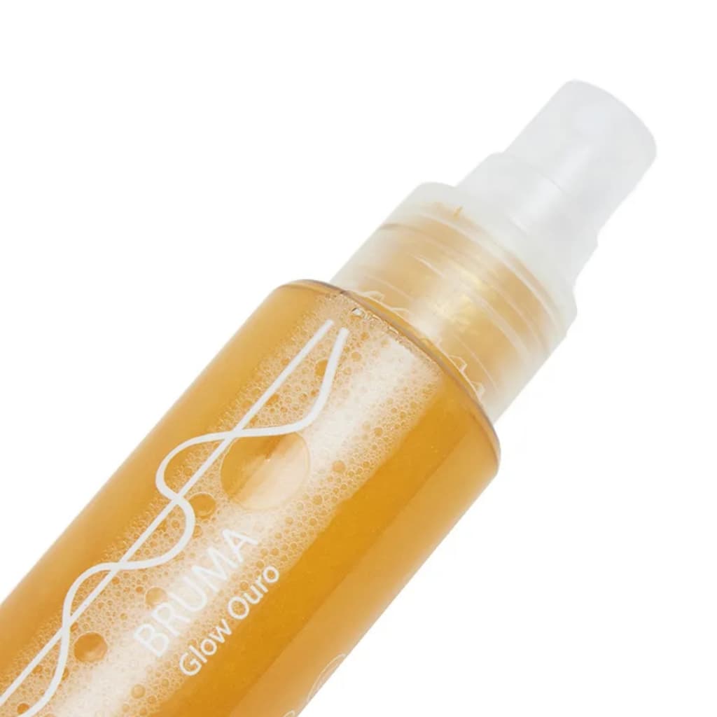 BRUMA FIXADORA EFEITO GLOW OURO/ALLEVA SKIN/ FIXA MAQUIAGEM /EFEITO ILUMINADOR/FIM DE ANO/