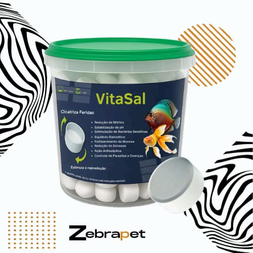 Maxxi Vitasal - Sal p/ Bem Estar e Tratamento de Peixes