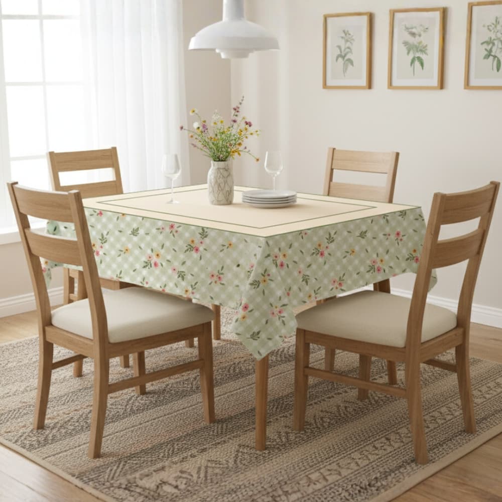 Toalha de Mesa Luxo Tecido Premium 4 Cadeiras – Estampas Variadas | Acabamento Refinado e Qualidade