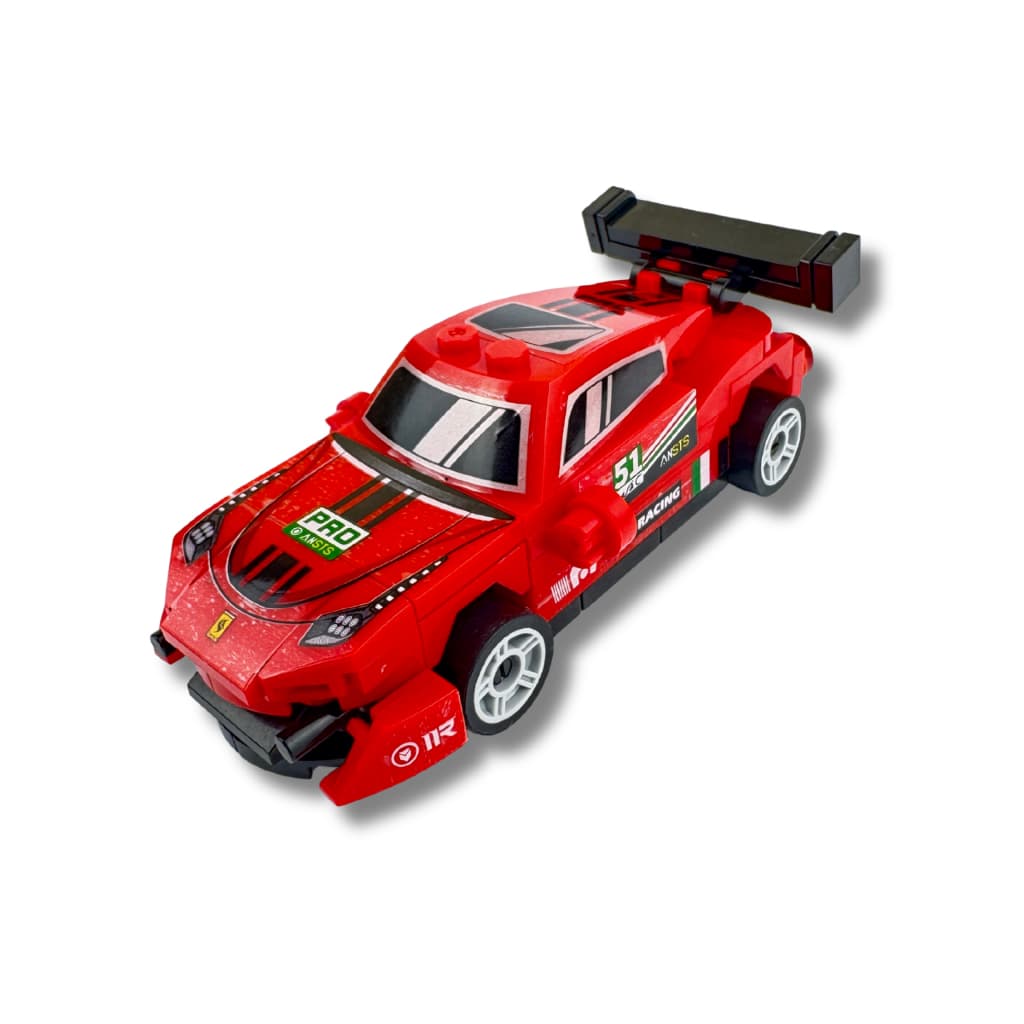 Carro de Montar LeleBrother Speed Vermelho 69 Peças