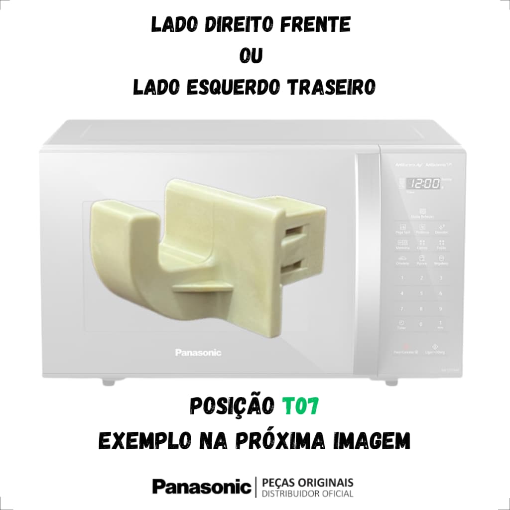 Suporte Da Grelha Microondas Panasonic Nn-st55 St65 St67 / Posição na vista explodida: T07