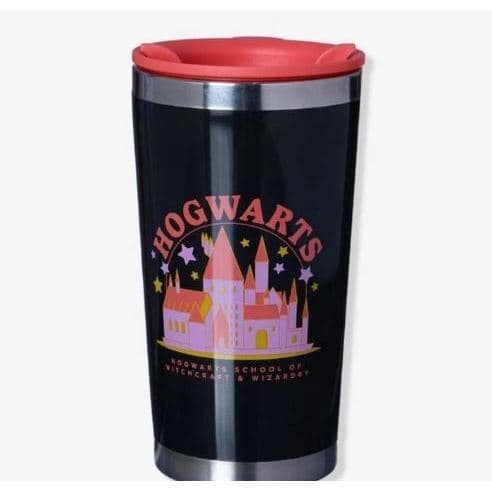 Copo Viagem Tony 350ML Hogwarts Sticker - Harry Potter - Original Zonacriativa