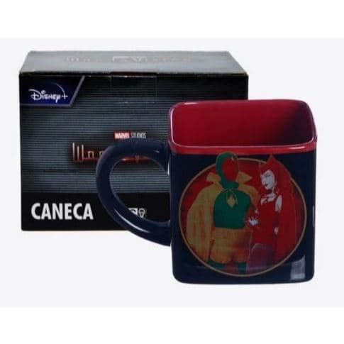Caneca Cubo WandaVision Marvel- 300ml ● Produto Original Disney - Licenciado Zonacriativa