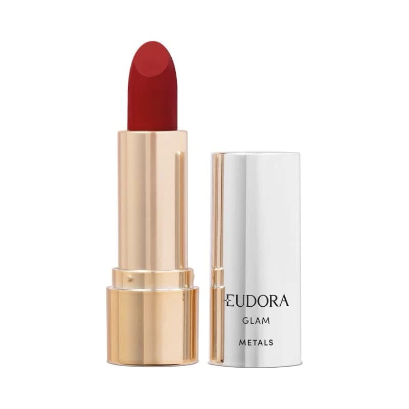 Batom Vermelho Precioso Eudora Glam Metals 3,6g