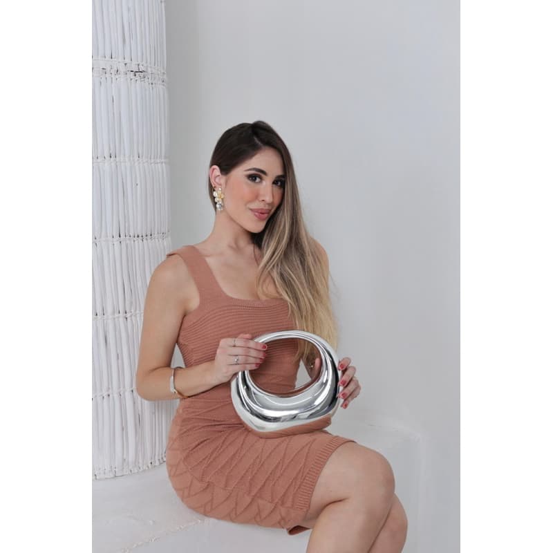 Vestido feminino em tricot Modal tricô de qualidade vestido moda feminina