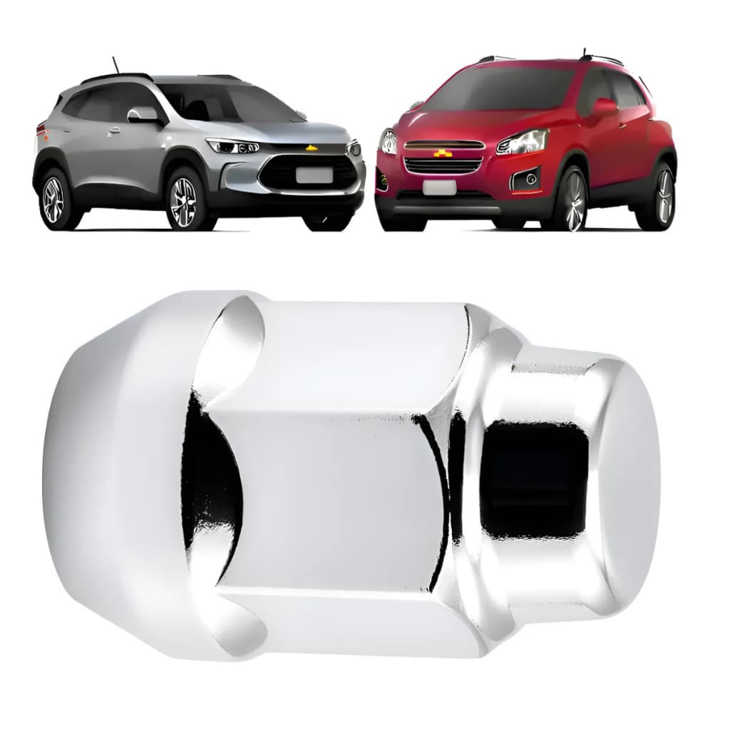 1 Porca De Roda Cromada Chevrolet Tracker Cromado