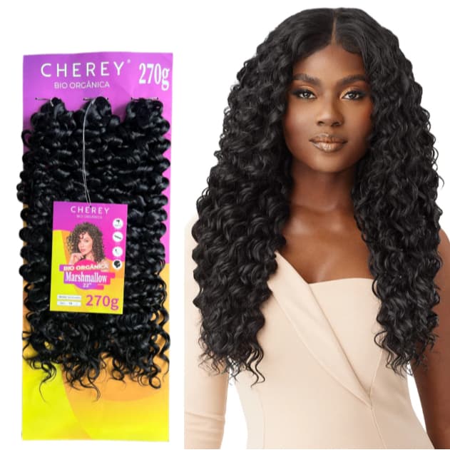 Cabelo Bio Orgânico Marshmallow Cherey 55cm 270g