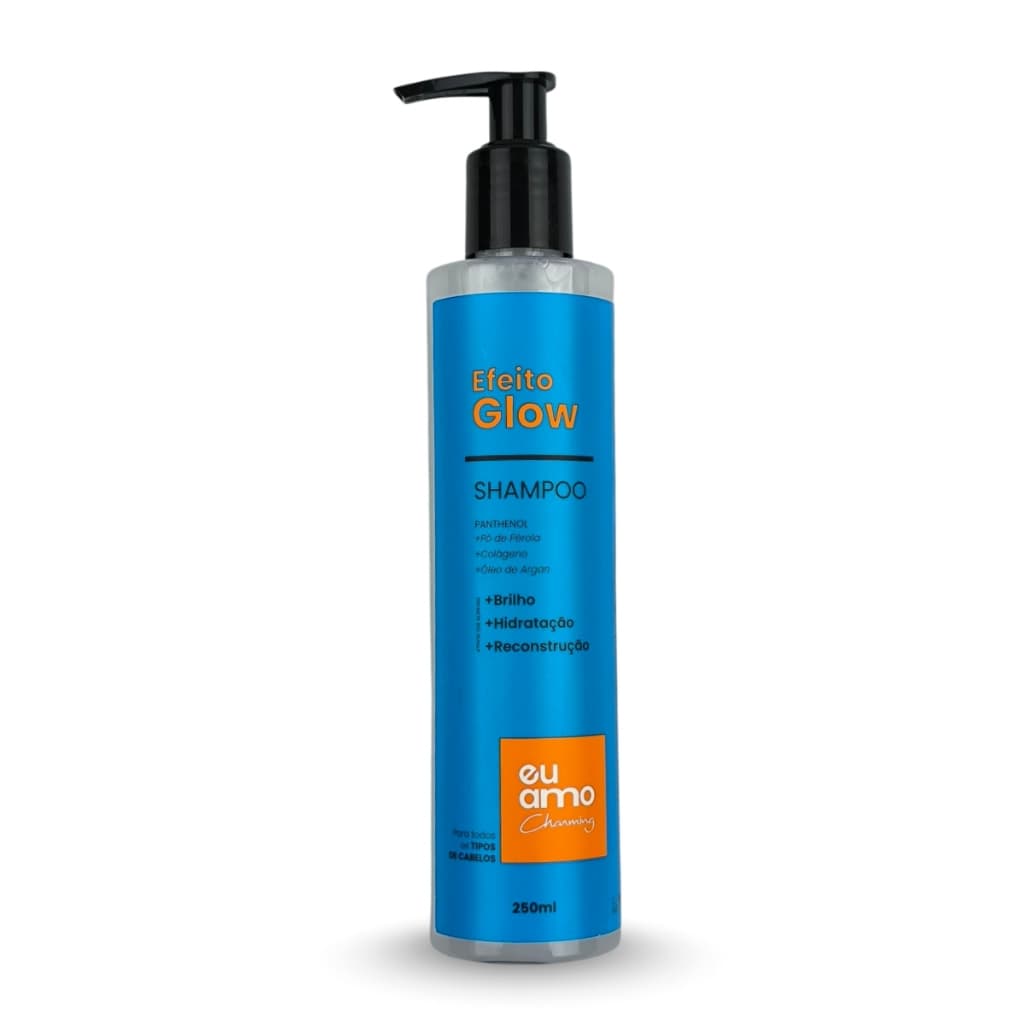 Shampoo Efeito Glow Eu Amo Charming 250ml Hidratação Brilhos