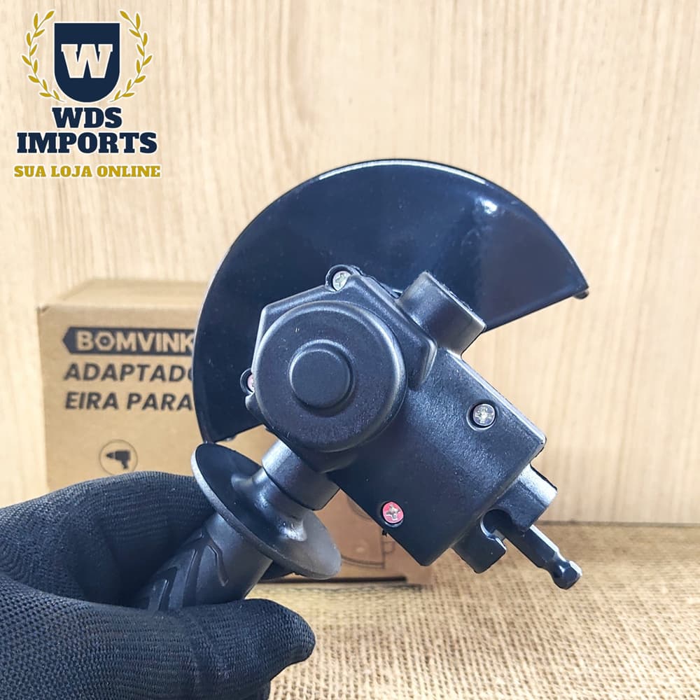 Suporte Adaptador de Esmerilhadeira para Furadeira - BOMVINK