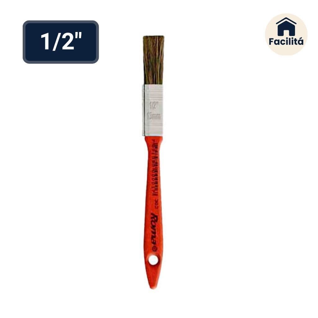 Trincha Roma Látex 302 x 1/2" – Pintura Uniforme e Acabamento Profissional