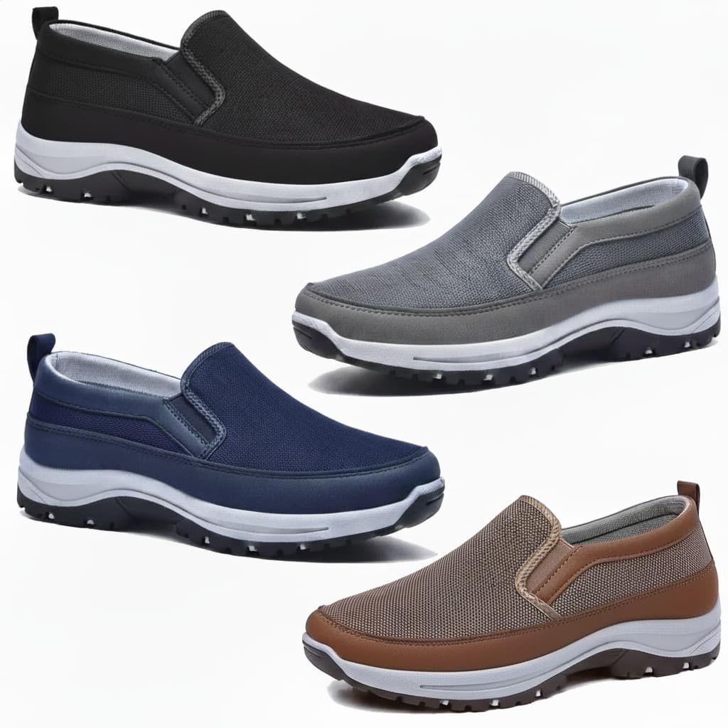 Kit 3 Pares Sapatilha Masculina Tenis Esportivo Macio e Leve Para Trilhas Caminhadas Para Dia a Dia