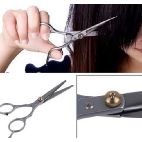 Tesoura para cortar cabelo fio a laser para barbeador e cabelereiro - salão