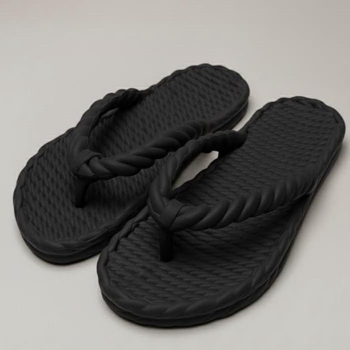 Chinelo Sandália Trançada Nuvem Feminina Ortopédica Leve Macia Confortável Trabalho Dia Dia