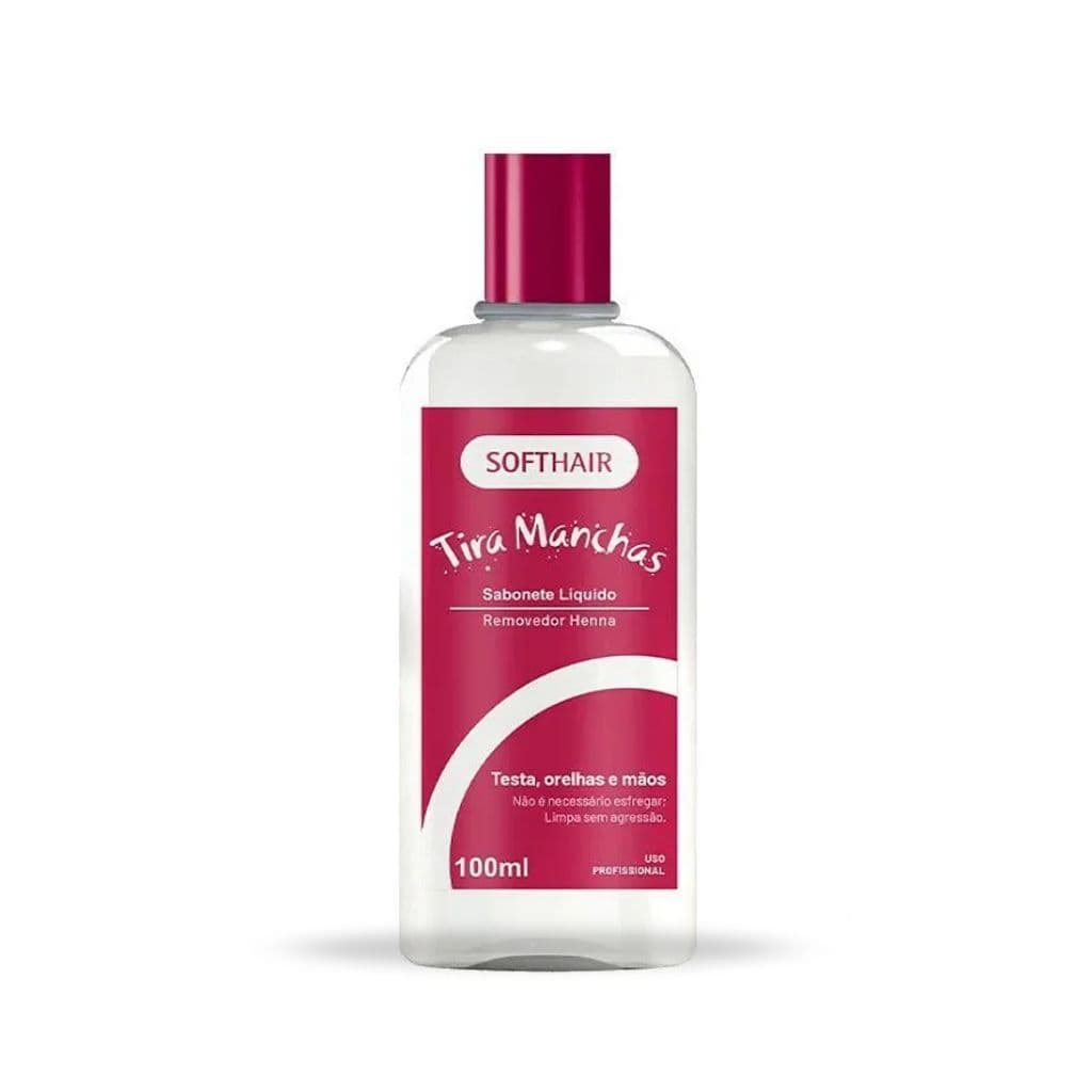 Sabonete Líquido Tira Manchas Removedor de Henna de sobrancelhas Soft Hair 100ml