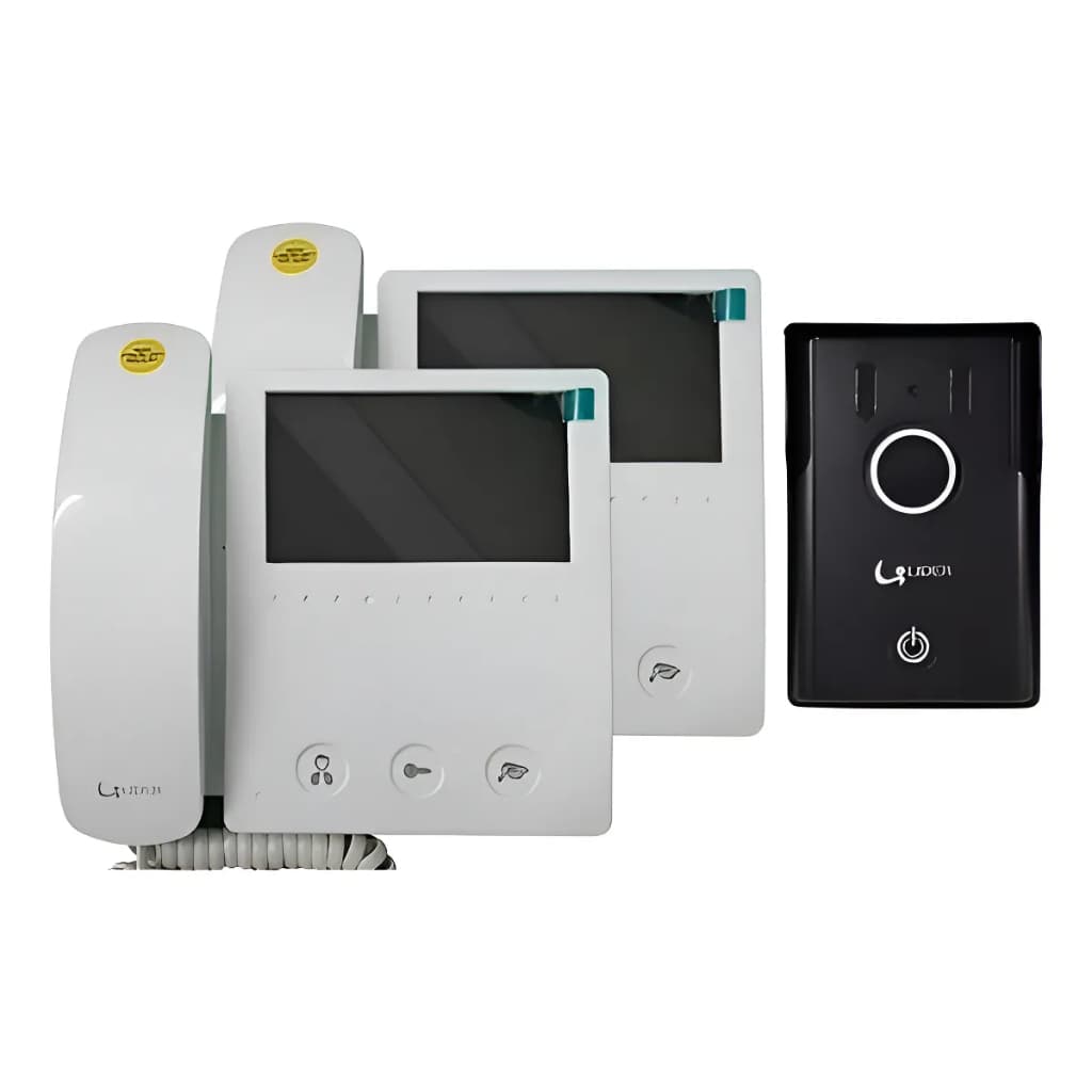 Kit Completo Video Porteiro Interfone LCD + Extensão de Video + 100 metros de Cabo Lider