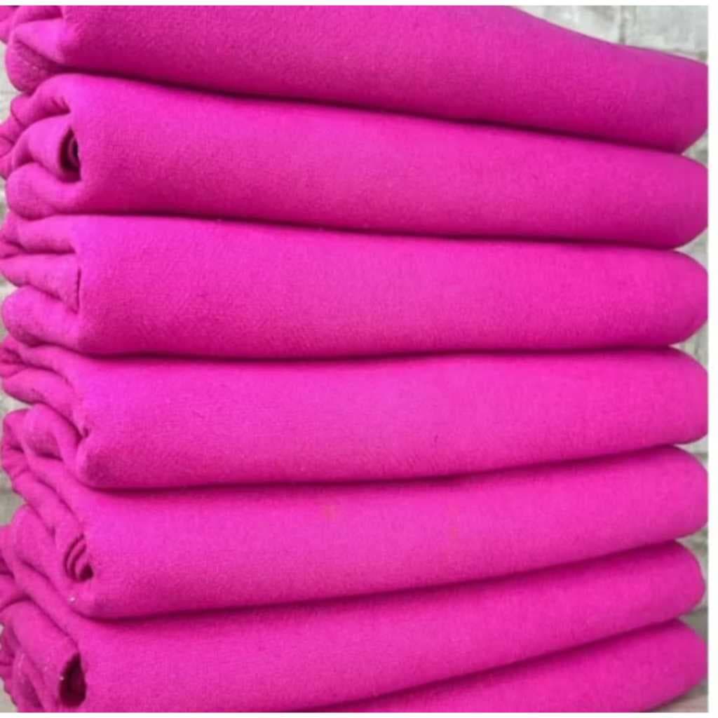 10 PANOS DE COPA PRATO PÉ DE GALINHA ALGODÃO ROSA LISO LMT