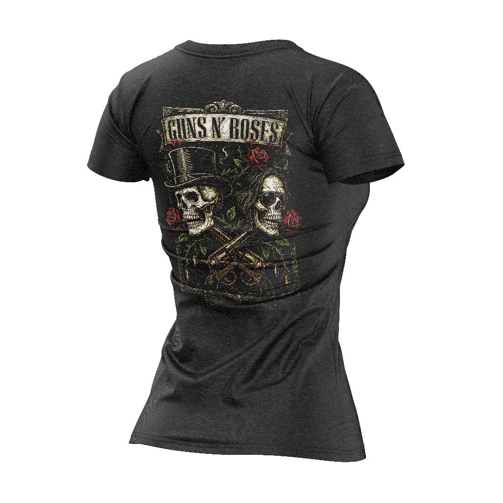 Camiseta Feminina Banda Guns N' Roses Algodão Premium