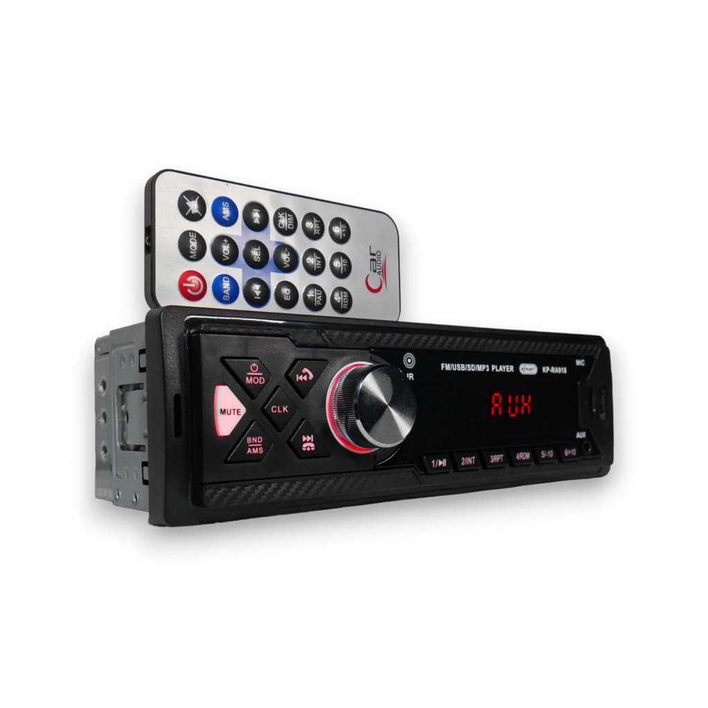 Som Automotivo Bluetooth MP3 com Rádio FM, USB, SD e Controle Remoto – 240W de Potência