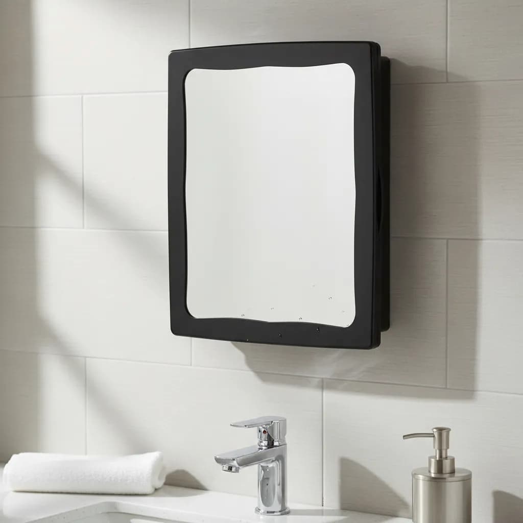 Armário Banheiro Espelho Embutir/Sobrepor com Porta + Parafusos – Compacto e Prático Envio Imediato