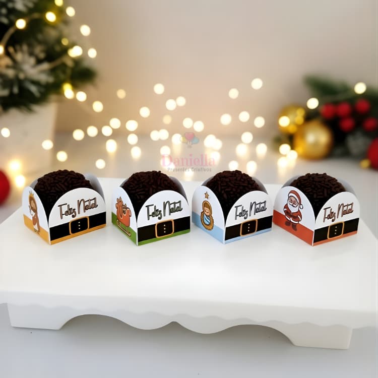 Forminhas Natalinas para Brigadeiro – Kit Temático de Natal