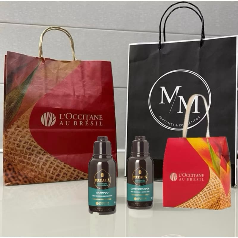 kit Shampoo 50ml Condicionador 50ml Hidratação Equilibrante Patauá Loccitane Au Brésil 1 Un