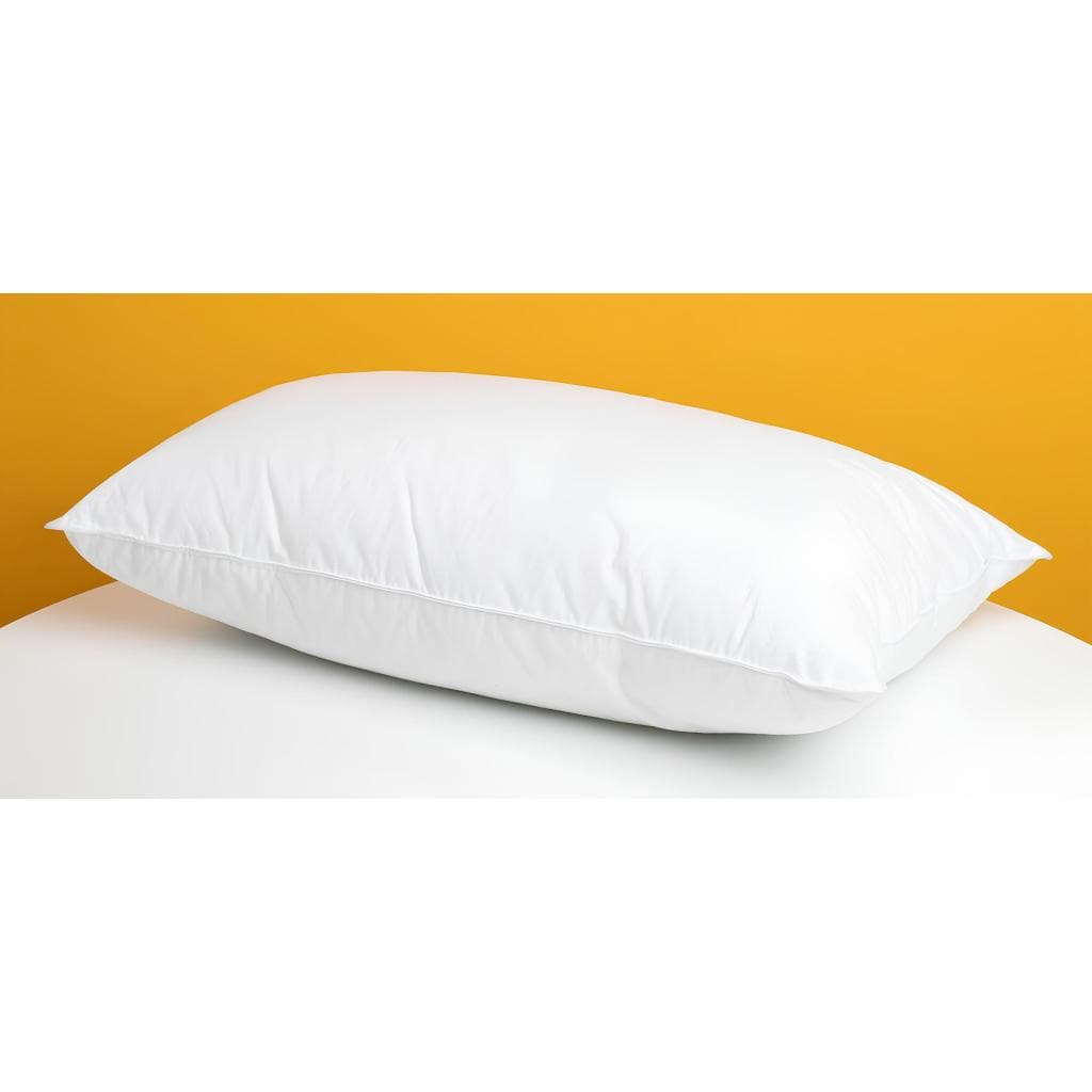 Kit 8 Travesseiro Pluma de Ganso Luxuoso Descanso Antiacaro 70x50cm Toque Leve