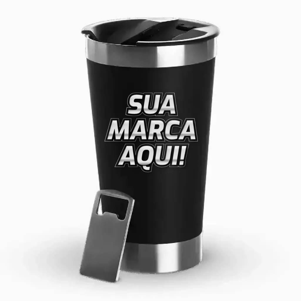 Kit 50 Copos Térmicos Personalizados Logo Nome Time 473ml Brinde Corporativo