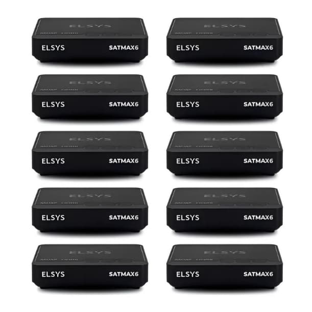 KIT 10 RECEPTORES 10 SATMAX 6 ELSYS REGIONALIZADO