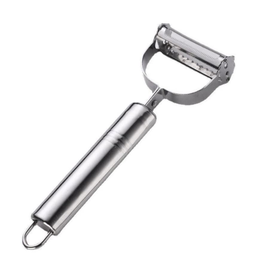 Descascador INOX Legumes Frutas Dupla Lâmina Móvel 2 Em 1/Descascador De Legumes Verduras Frutas