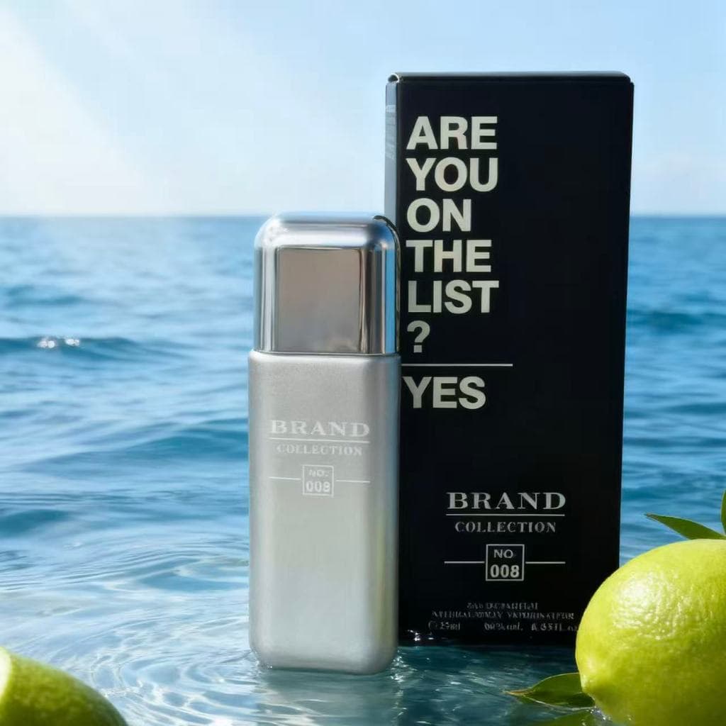 Brand Collection N° 008 - Perfume Fe Masculino de 25ml perfume pequeno para bolsa