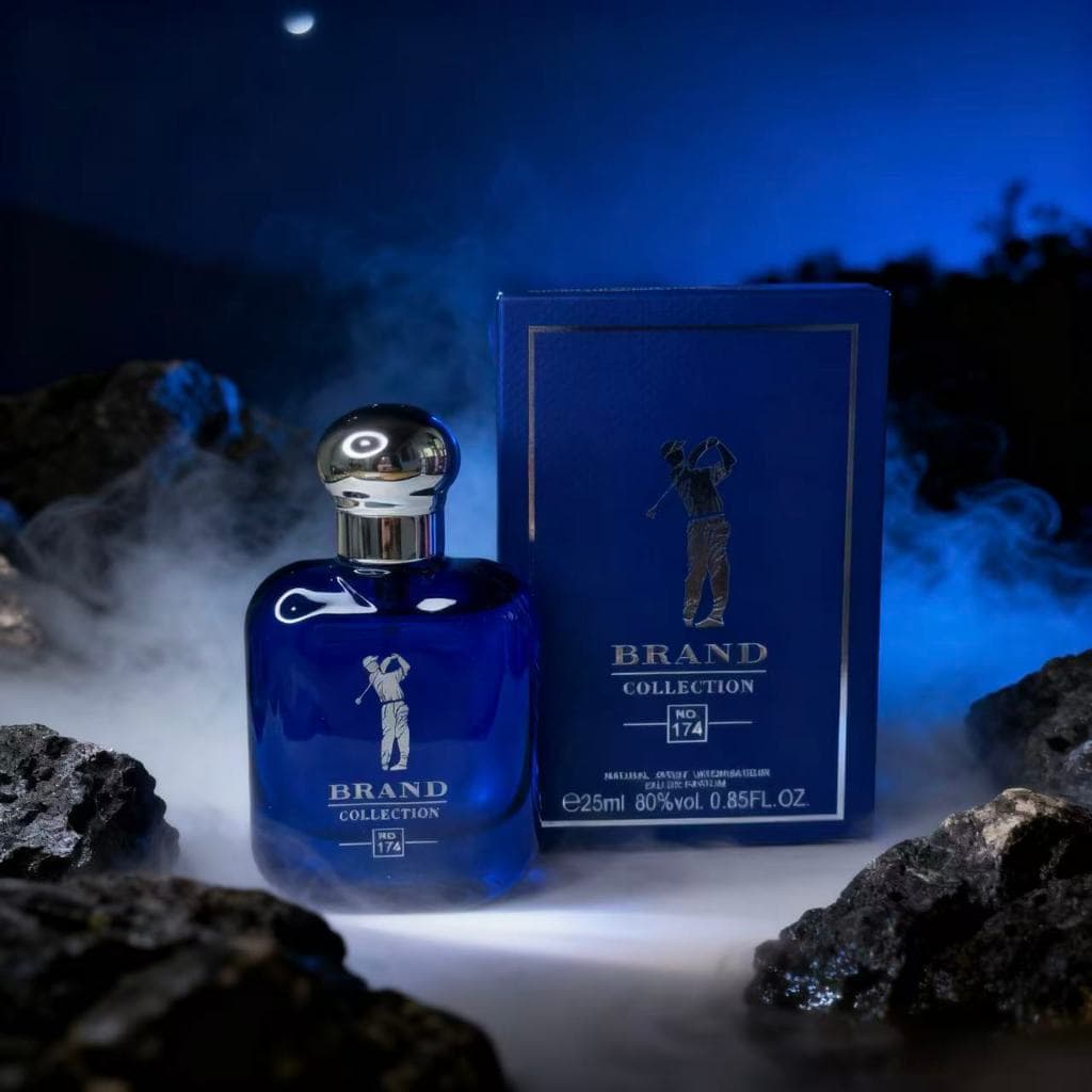 Brand Collection N° 174 - Perfume Fe Masculino de 25ml perfume pequeno para bolsa