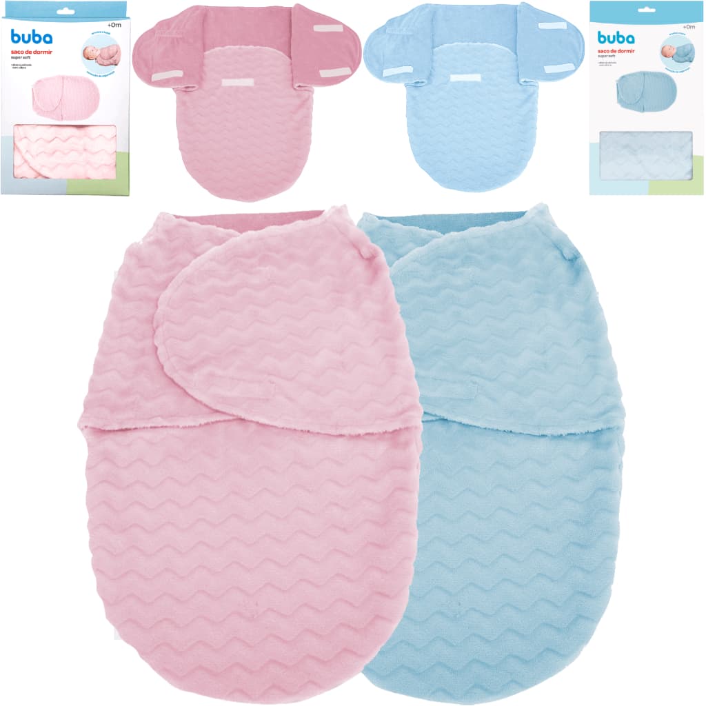 Saco De Dormir Charutinho Bebê Recem Nascido Super Soft Buba ENVIO IMEDIATO