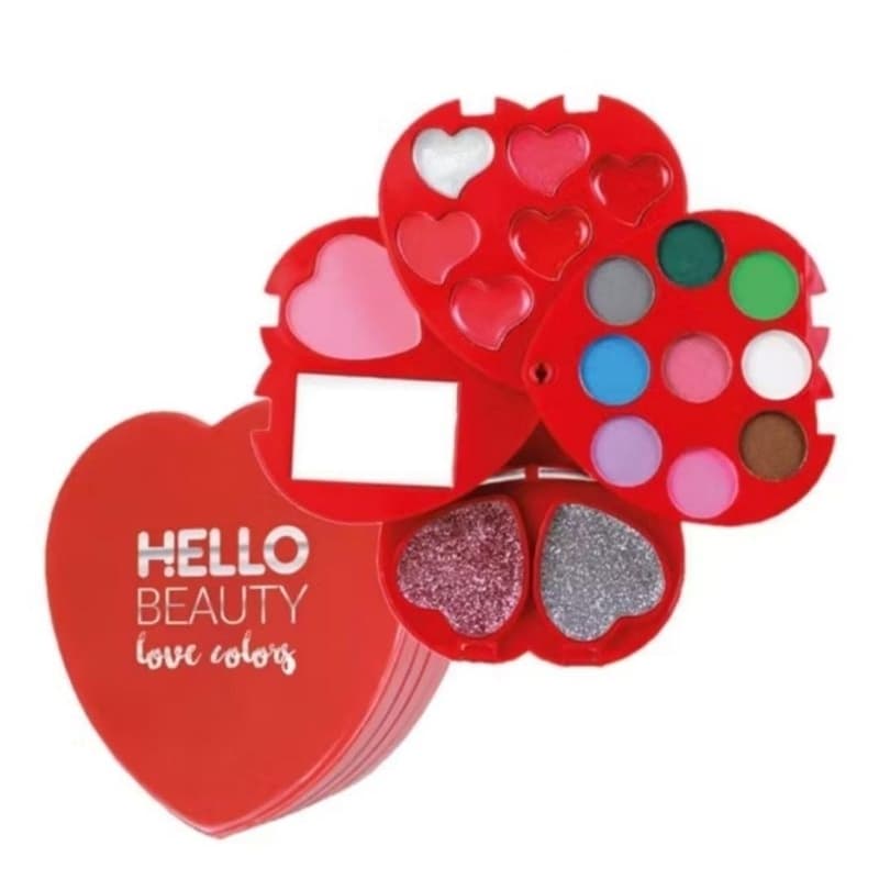 Estojo de sombras infantis completa Hello mini