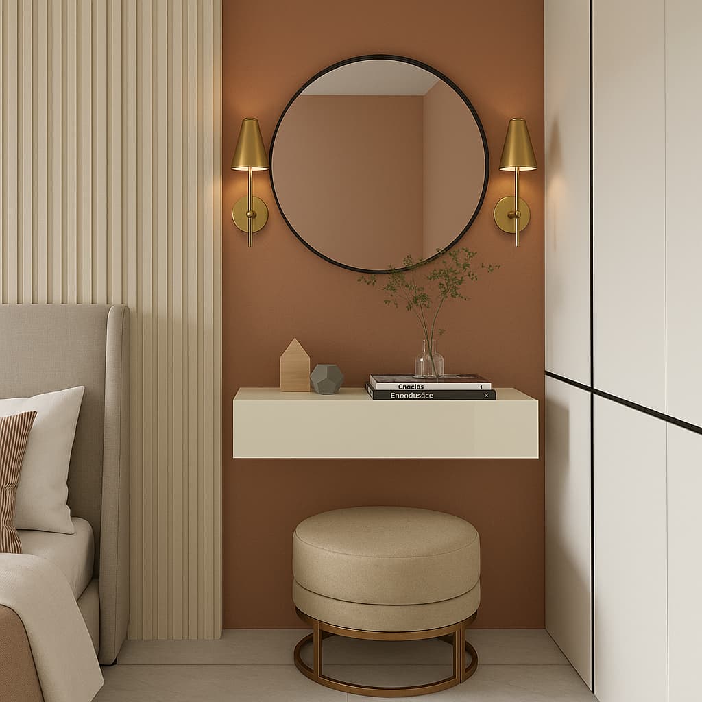Aparador Rack Suspenso de Sala Quarto 80cm com Gaveta