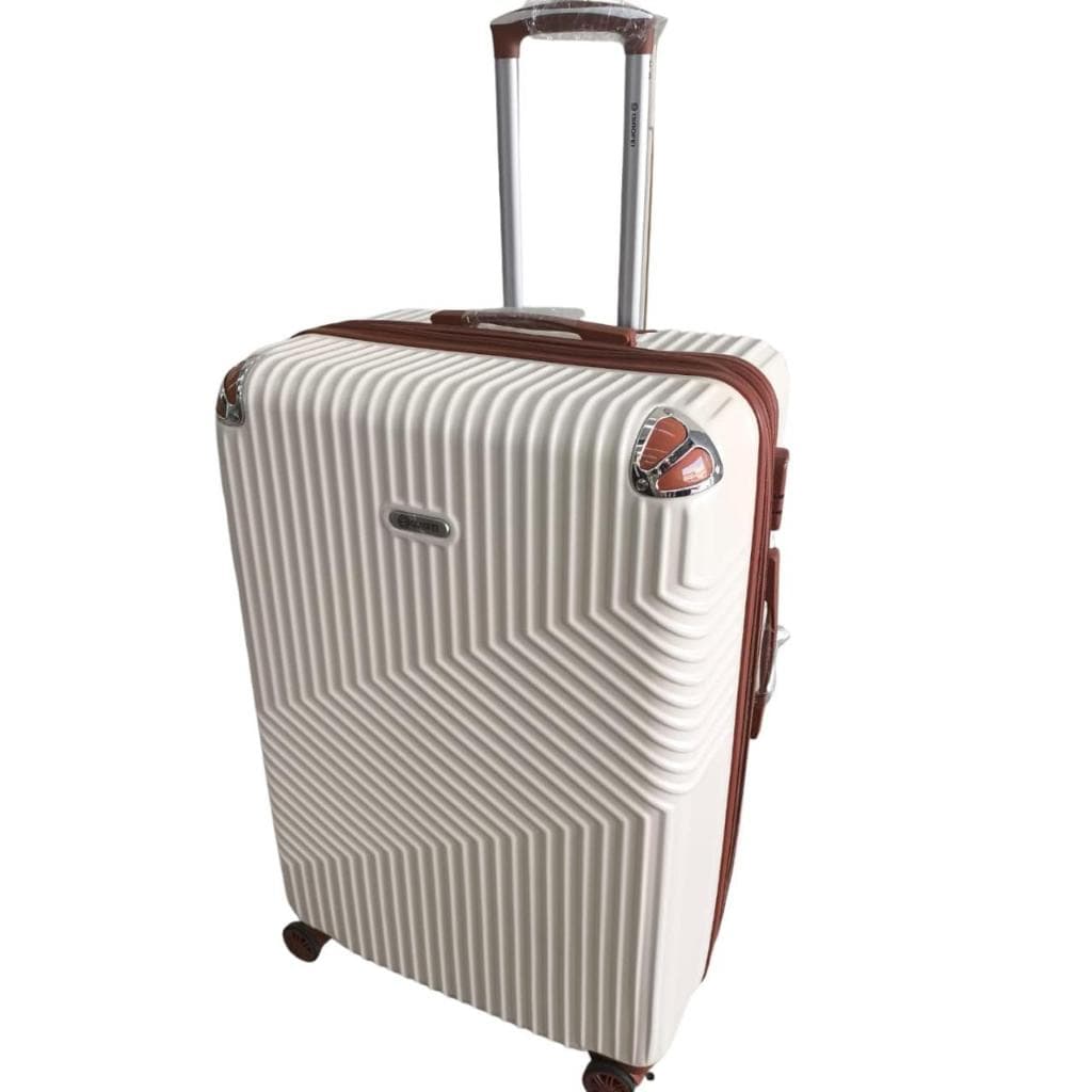 Mala GRANDE 40kg zíper duplo Expansível com rodinha duplas giro 360º ABS Mala para viagem com senha!