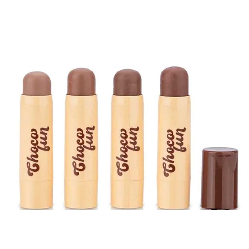 Contorno Facial Em Bastão Stick Choco Fun Fenzza Maquiagem